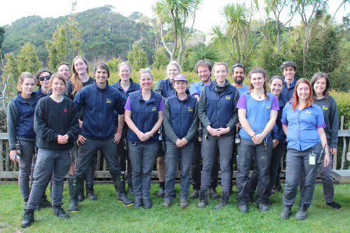 Wellington Zoo staff show off their new uniform