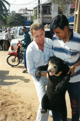 Sean as a cub in Cambodia