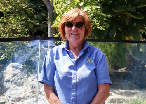 Lynne at Wellington Zoo